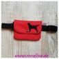 Preview: Bauchtasche mit Hundemotiv