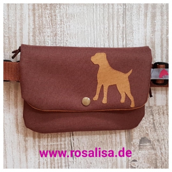 Preview: Bauchtasche mit Hundemotiv